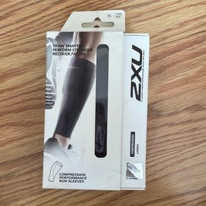 2xu compression performance run sleeves for calves